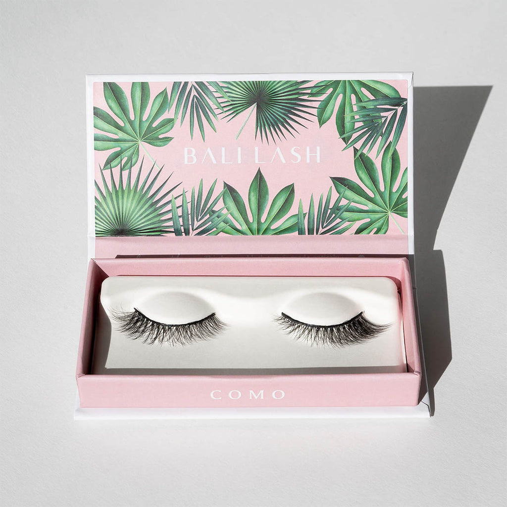 como vegan ultra soft false lashes flexible cotton lash band. Bali Lash