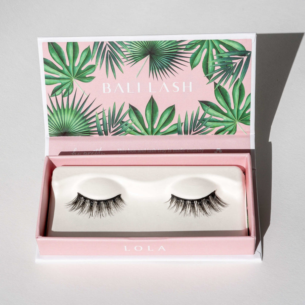 bali lash pre trimmed natural vegan false lashes