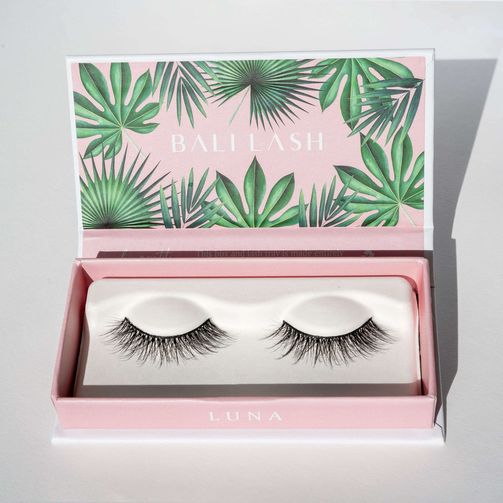 bali lash glam natural vegan false lashes