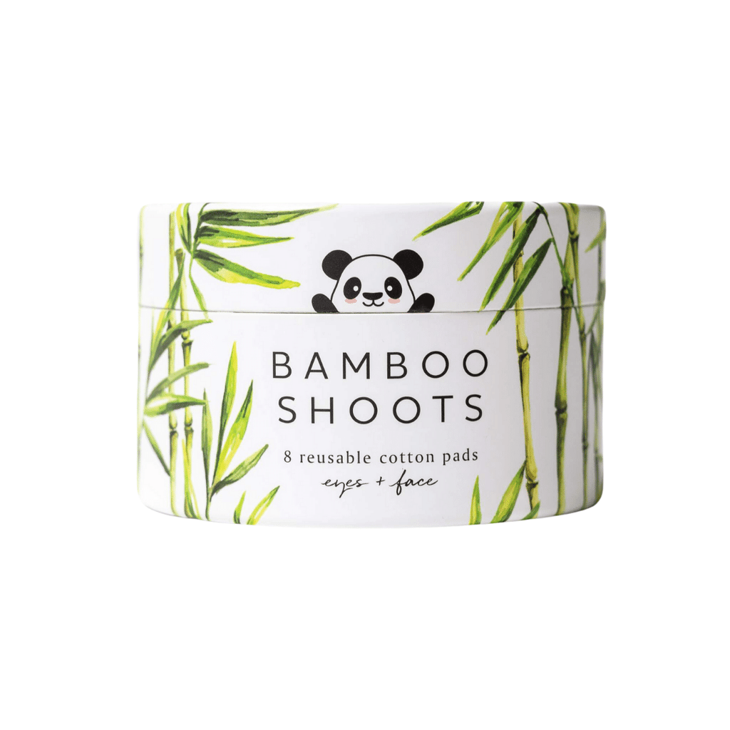 Organic reusable bamboo cotton makeup remover pads from Bali Lash. Sustainable skincare cotton ball alternative